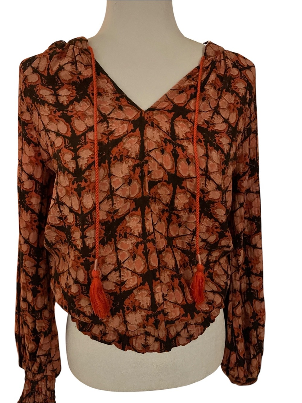 Anthropologie Porridge Elizabeth Peasant Blouse Size XS